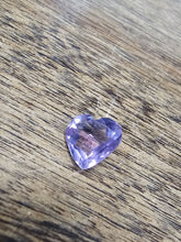Load image into Gallery viewer, Amethyst Faceted Heart Brillian Cut