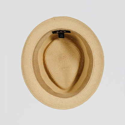 Paper Braid Straw Pork Pie Hat Style Cortez