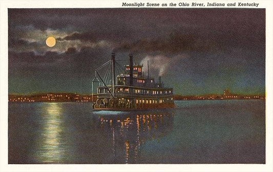 Magnet IN-201 Moon on the Ohio River