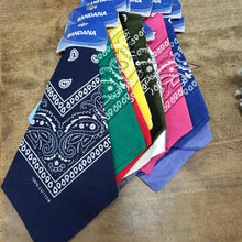 Load image into Gallery viewer, Bandana Paisley Solid Colors