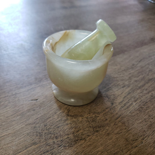 Onyx Mortar and pestle
