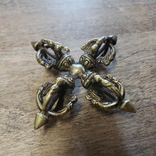 Load image into Gallery viewer, Dorje Scepter Wand Tool Brass