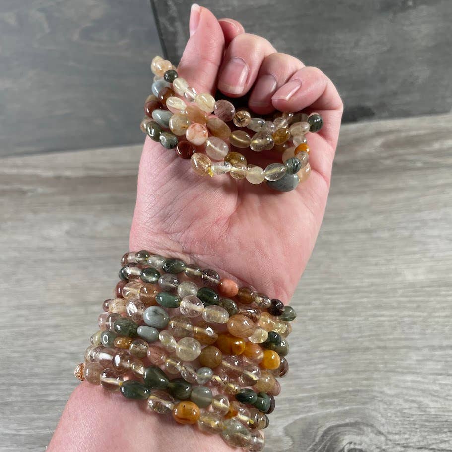 Small Nugget Gemstone Bracelet