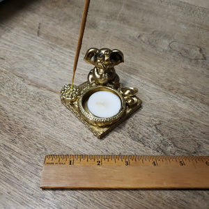 Buddha Incense and Tea Light Candle Holder
