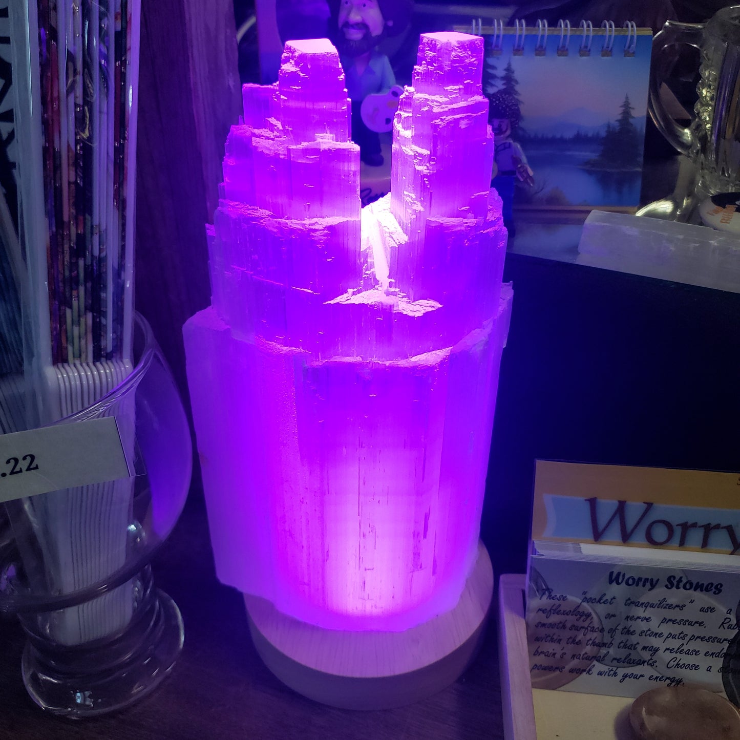 LED Light Base Wood