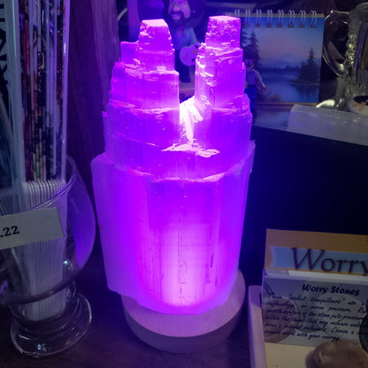 LED Light Base Wood