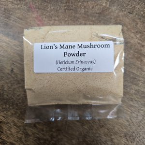 Lion's Mane Poweder, Certified Organic