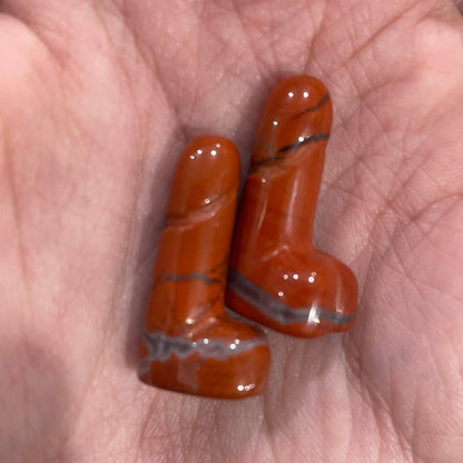 Crystal Phallic Figurine - Penis – Small Carved Gemstone Statue