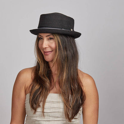 Fedora Straw Pork Pie Hat - Style Detroit