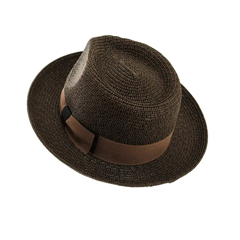 Soft Straw Fedora Hat - Style Coronado