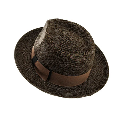 Soft Straw Fedora Hat - Style Coronado