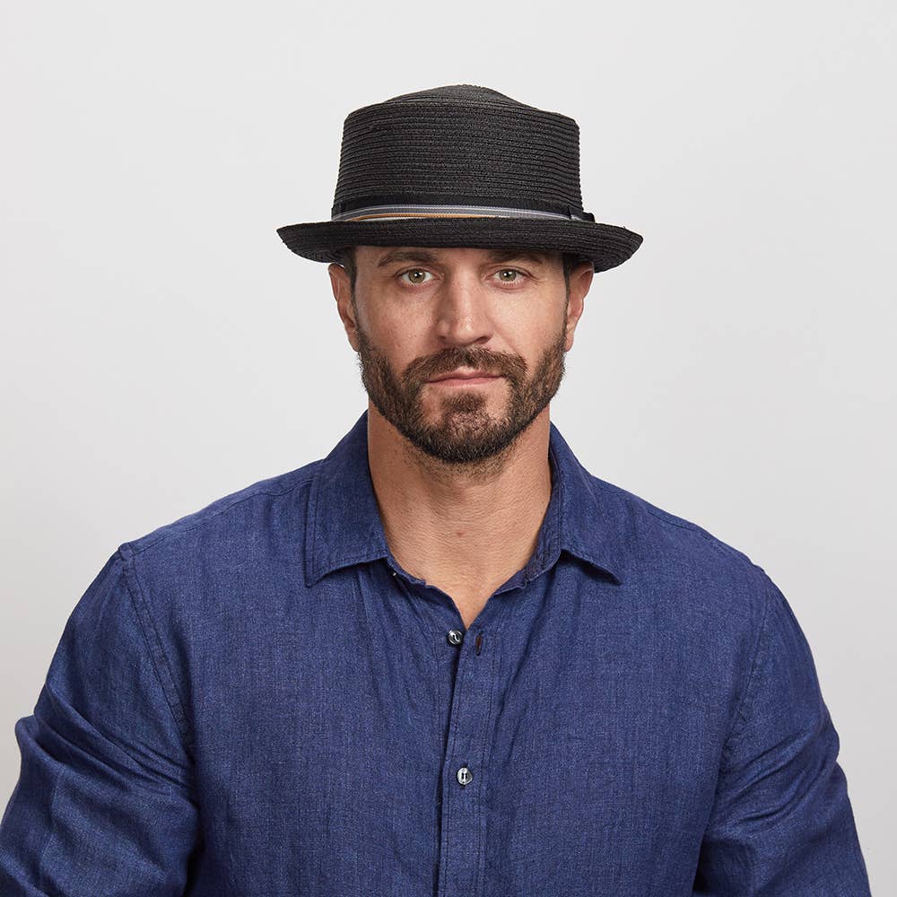 Fedora Straw Pork Pie Hat - Style Detroit