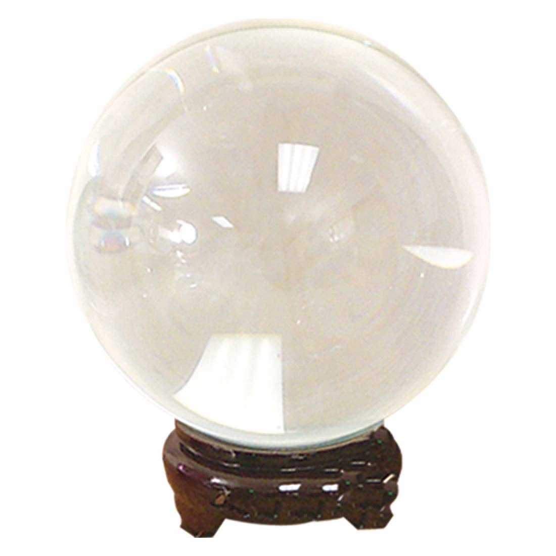 Crystal Ball 11cm – Elegant Glass Crystal Sphere - Clear