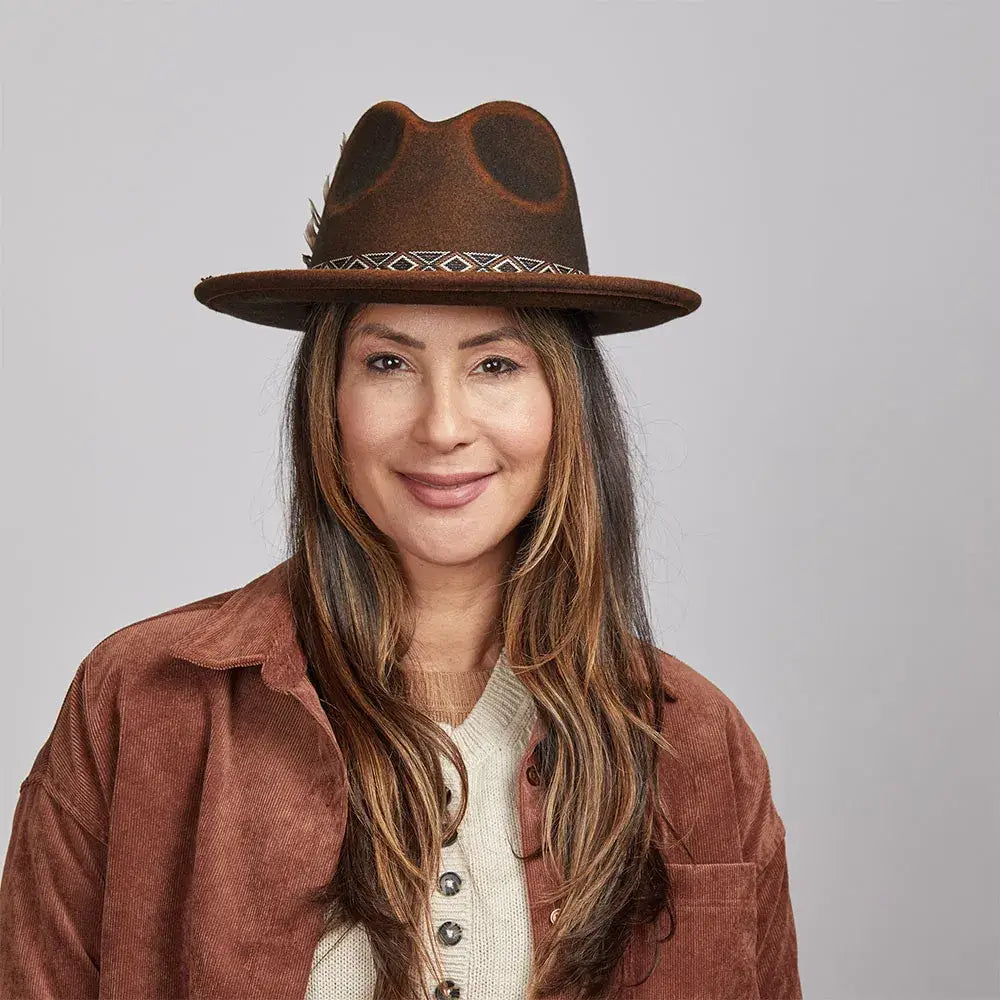 Crushable Wool Felt Fedora Hat- Style Backroads