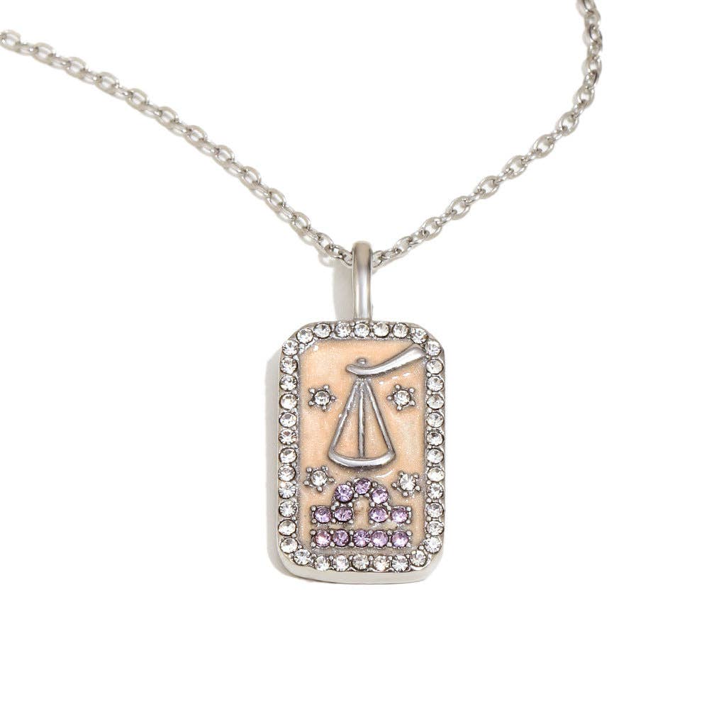 Zodiac 12 Constellations 18K Golden S.Steel Necklace - FGS