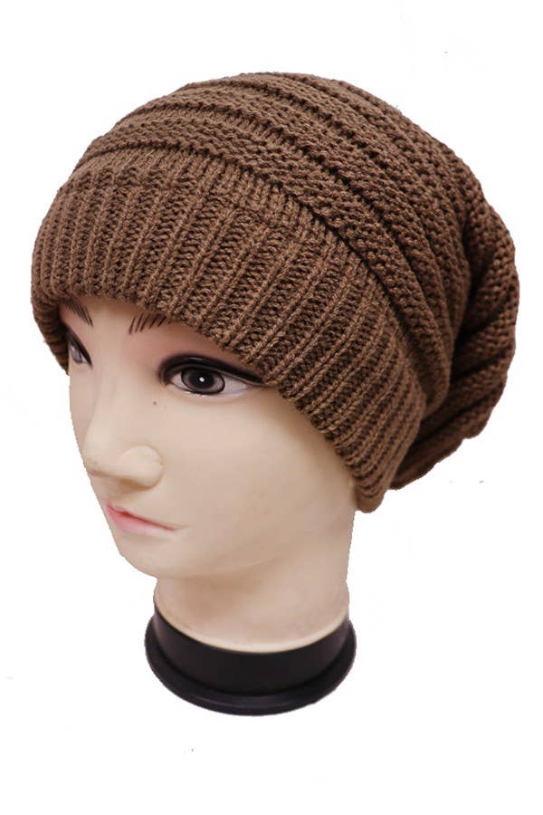 Extra Slouchy Long Knit Beanies