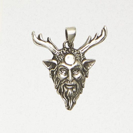 Celtic Pewter Pendant Necklace - Cernnunos