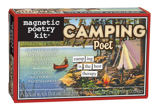 Camping Poet Magnetic Poetry Kit