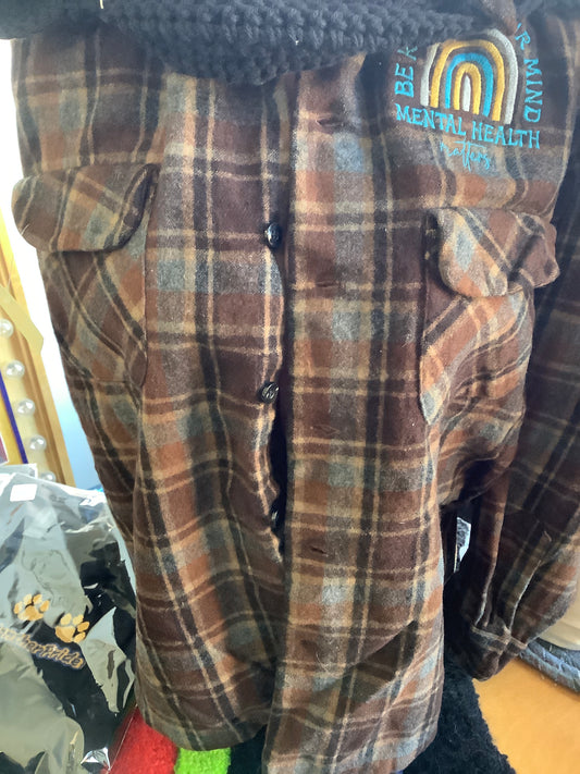 Mary Ramos Embroidered Wool Flannel
