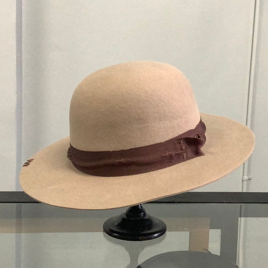 Josey with trim and tatter felt hat