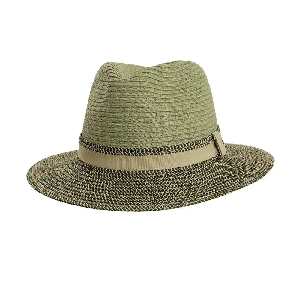 Straw Fedora Outdoor Sun Hat - Style Belize