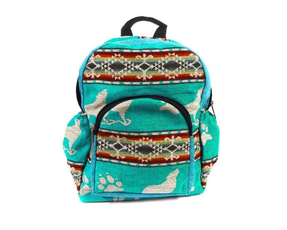 Small Tribal Striped Ecuadorian Backpack