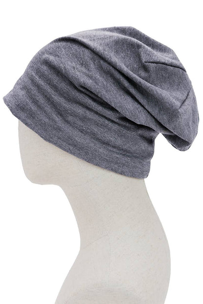 Dark Neutrals Fleece Lined Slouchy Baggie Beanie