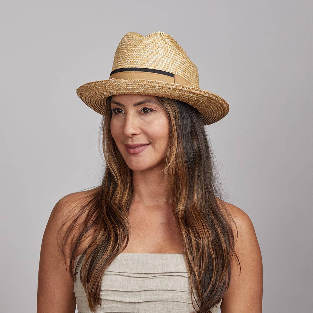 LBJ Wheat Straw Sun Hat - Style Sawyer