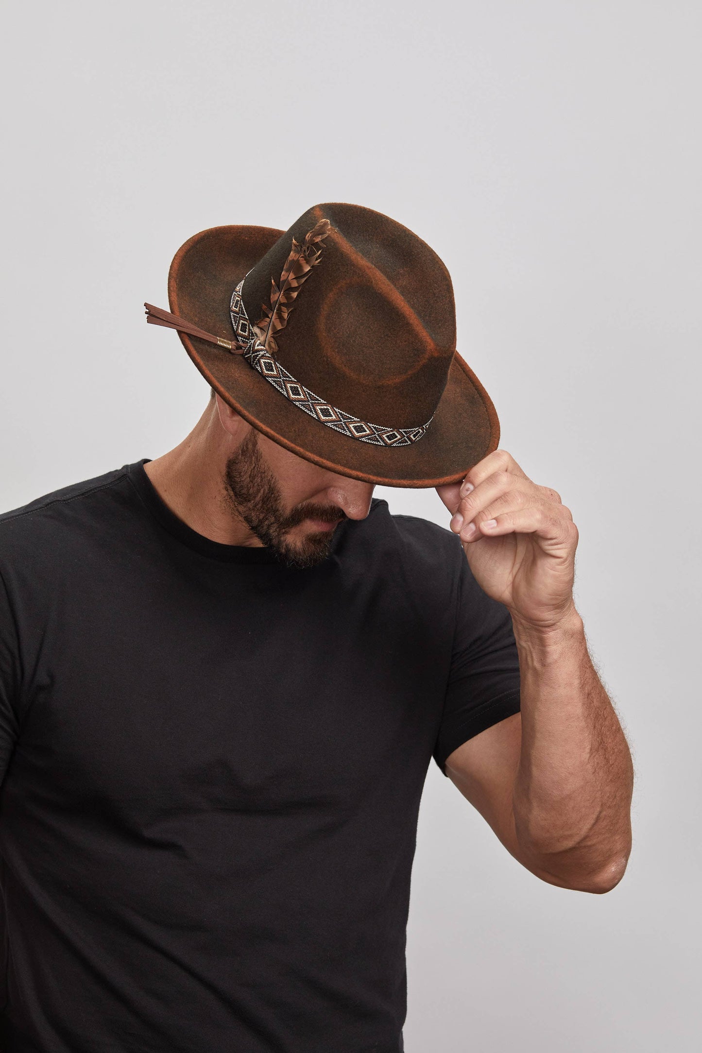 Crushable Wool Felt Fedora Hat- Style Backroads