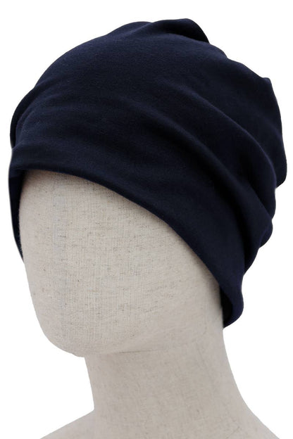 Dark Neutrals Fleece Lined Slouchy Baggie Beanie