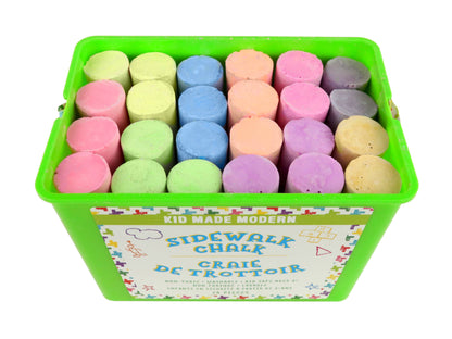 Non-Toxic Sidewalk Chalk Bucket (24 Count) - by KMM