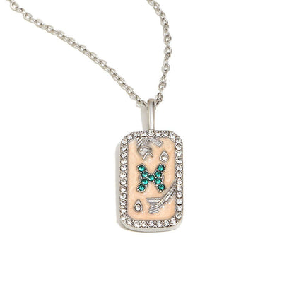 Zodiac 12 Constellations 18K Golden S.Steel Necklace - FGS
