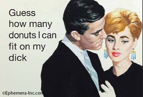 Magnet-Guess how many donuts I can fit on my dick.