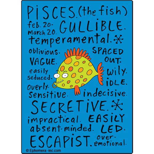 Magnet-Pisces  naughty  Clayboys