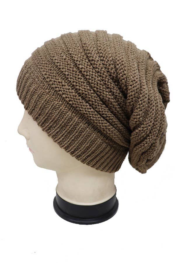 Extra Slouchy Long Knit Beanies