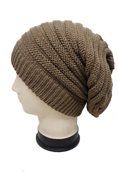 Extra Slouchy Long Knit Beanies