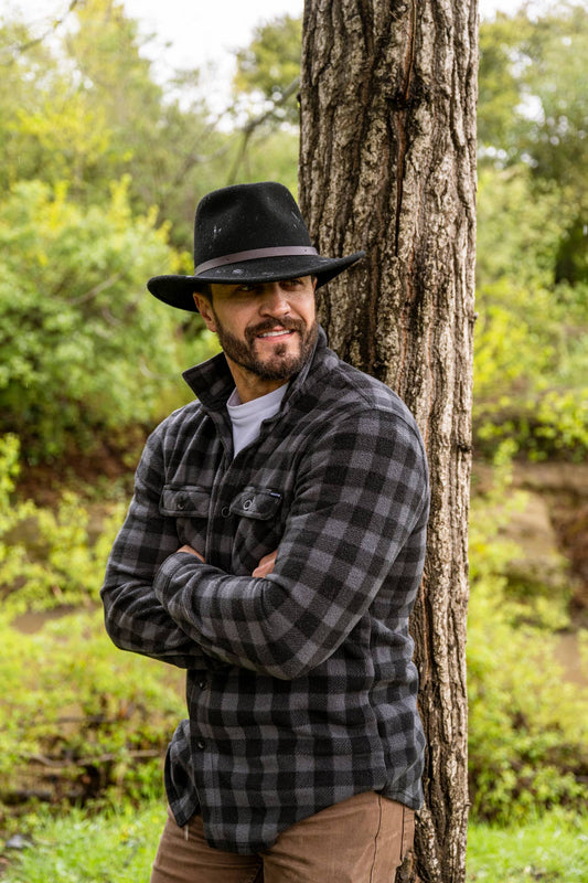 Crushable Wool Felt Outback Hat - Style Pathfinder