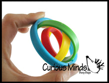 Load image into Gallery viewer, 1 Spinning Rotating Rings Fidget Toy - Soothing Sensory Movi