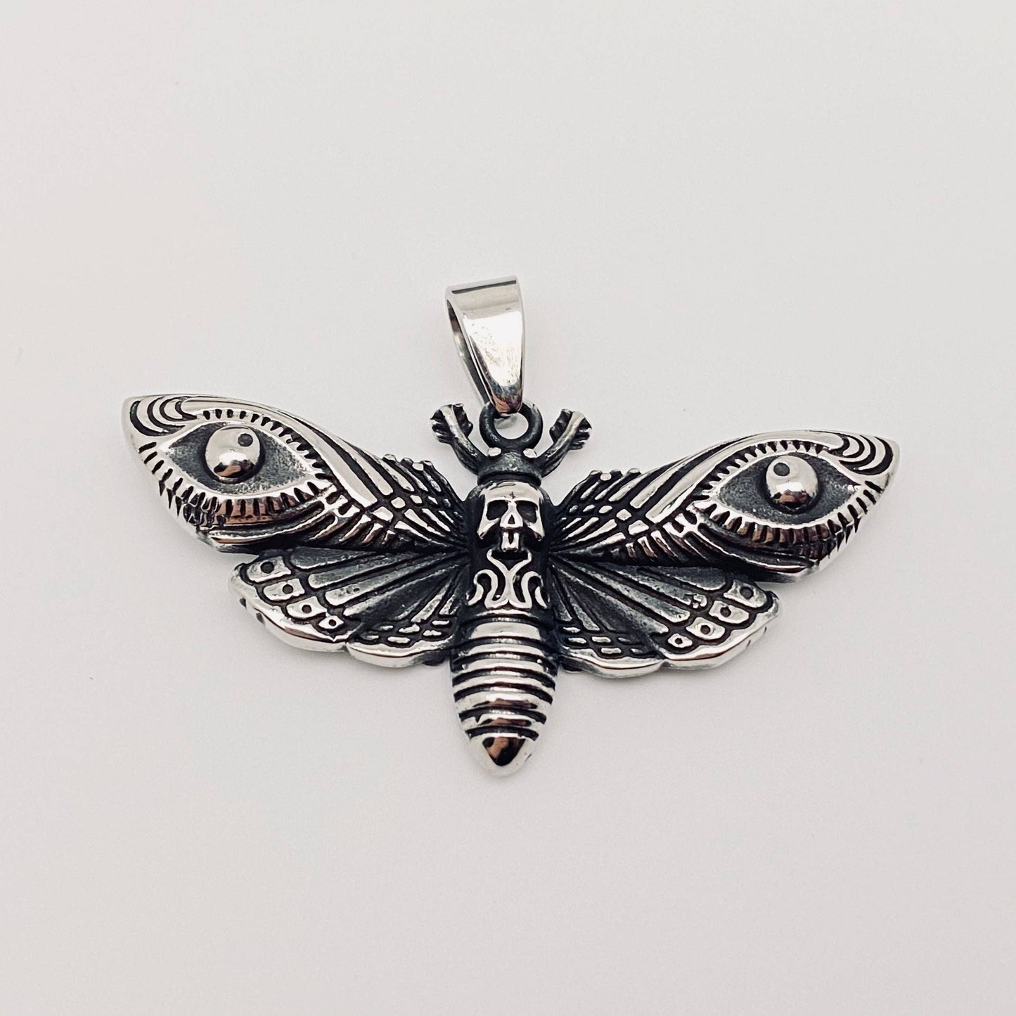 Moth Stainless Steel Pendant