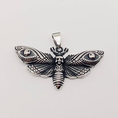 Moth Stainless Steel Pendant