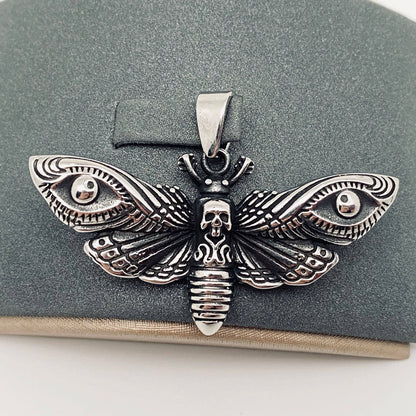 Moth Stainless Steel Pendant