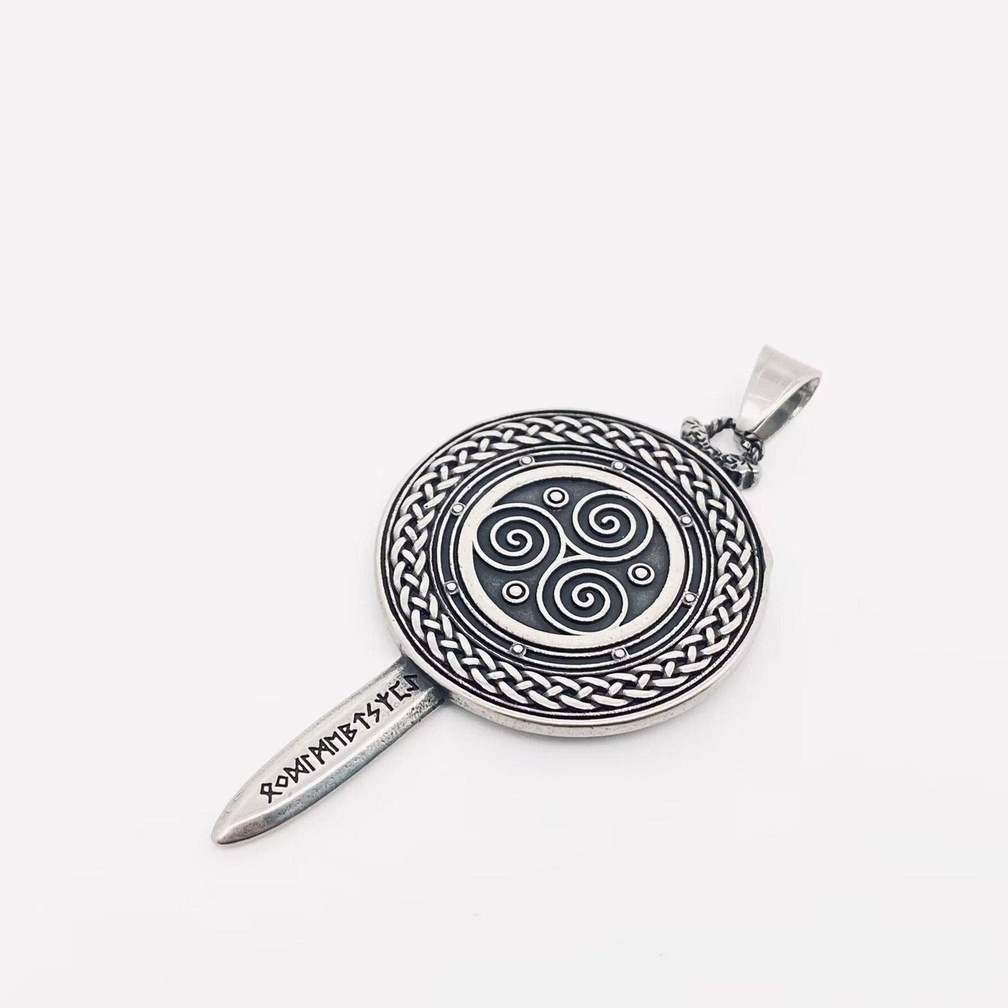 Viking Rune Sword Stainless Steel Pendant - MJ/MNP