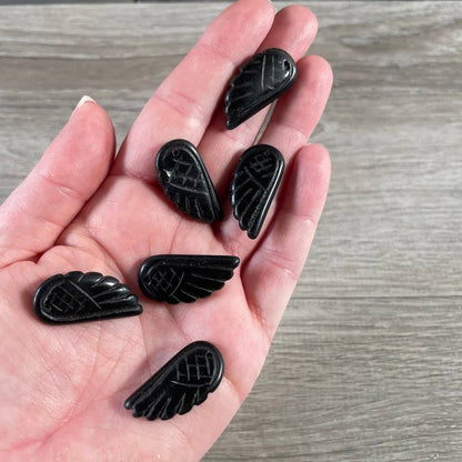 Gemstone Angel Wing Beads for Jewelry Making and Crafts