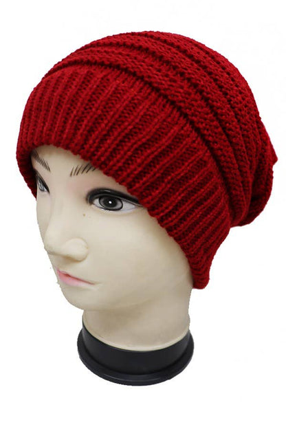 Extra Slouchy Long Knit Beanies