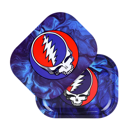 Mini SYF Swirls Grateful Dead Metal Tray w/ Magnetic Lid