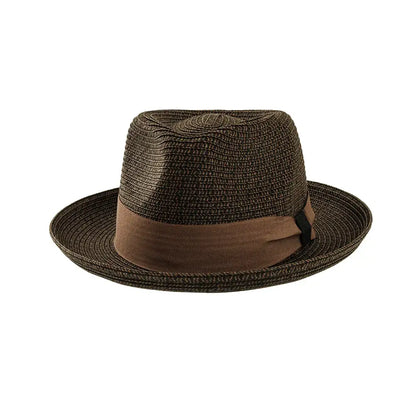 Soft Straw Fedora Hat - Style Coronado