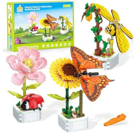 Insect Nature Collection - #Green.Box - 614PC STEM Building 
