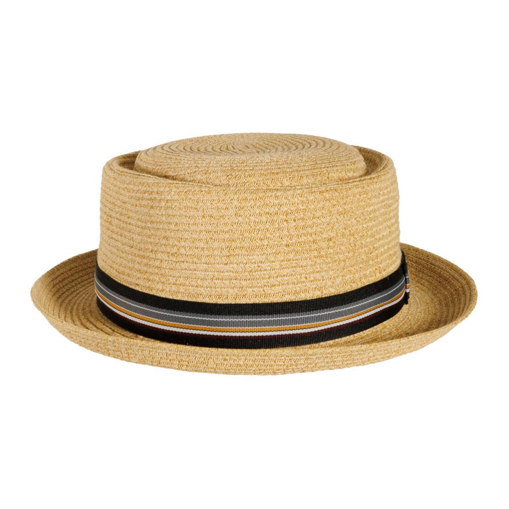 Fedora Straw Pork Pie Hat - Style Detroit