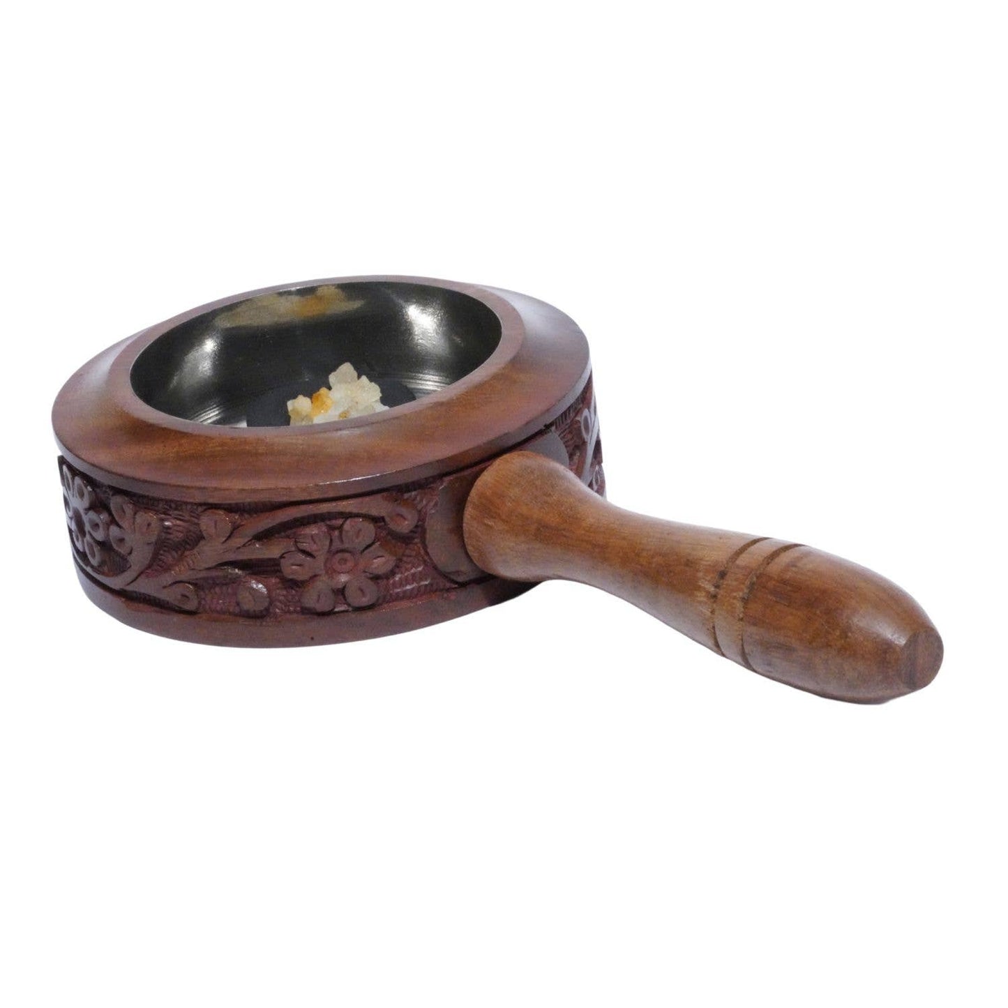 Wood Charcoal Burner with Handle