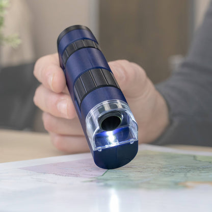 20x-60x Magnification, LED Lit Pocket Microscope, STEM Toy